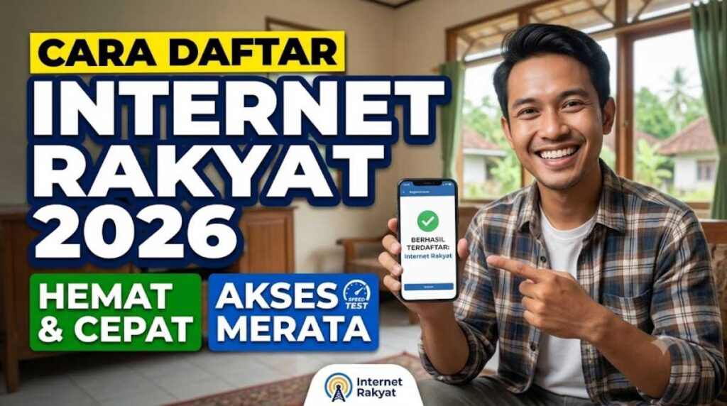 Cara Daftar Internet Rakyat Terbaru 2026: Panduan Hemat Akses Digital Cepat dan Merata