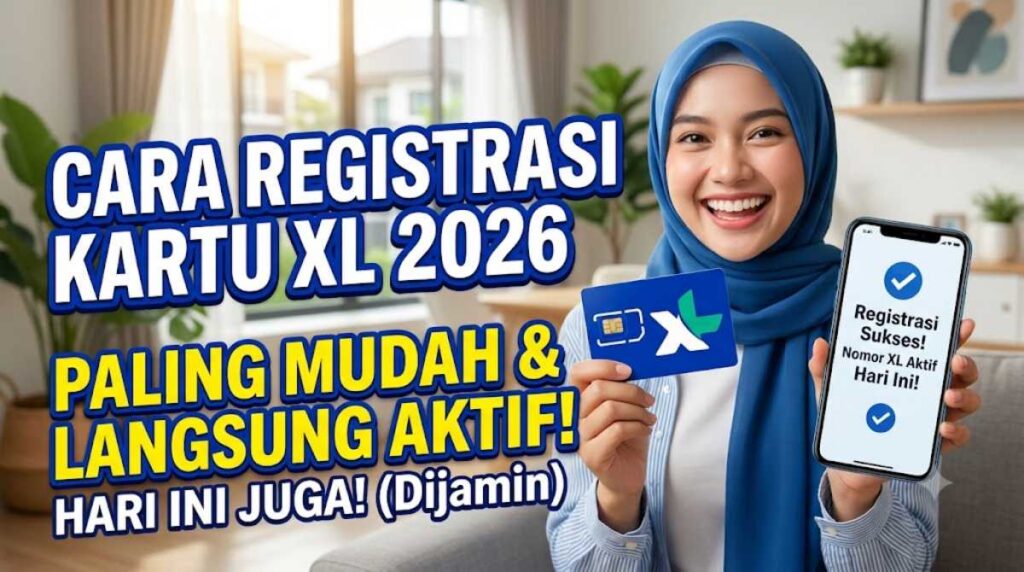 Cara Registrasi Kartu XL 2026 Paling Mudah dan Langsung Aktif Hari Ini!