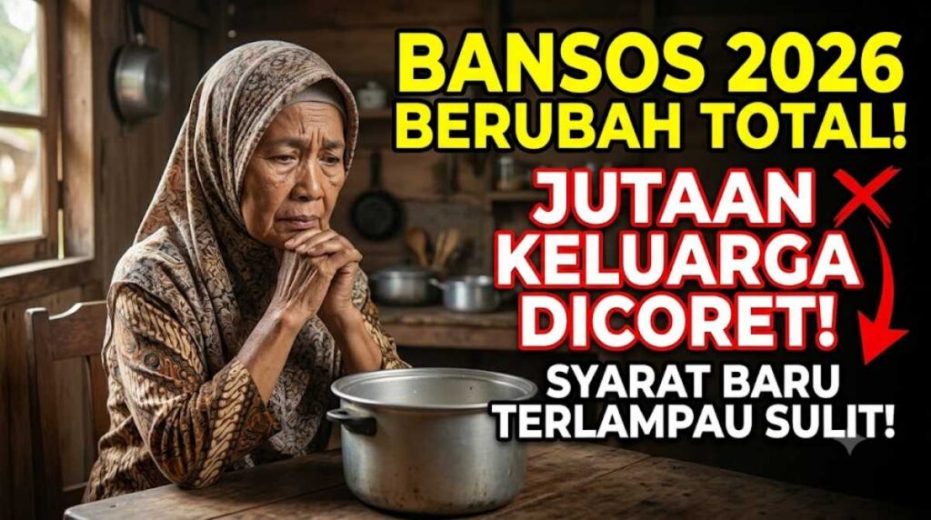 Syarat Penerima Bansos 2026 yang Berubah Total, Jutaan Keluarga Terancam Dicoret Hari Ini